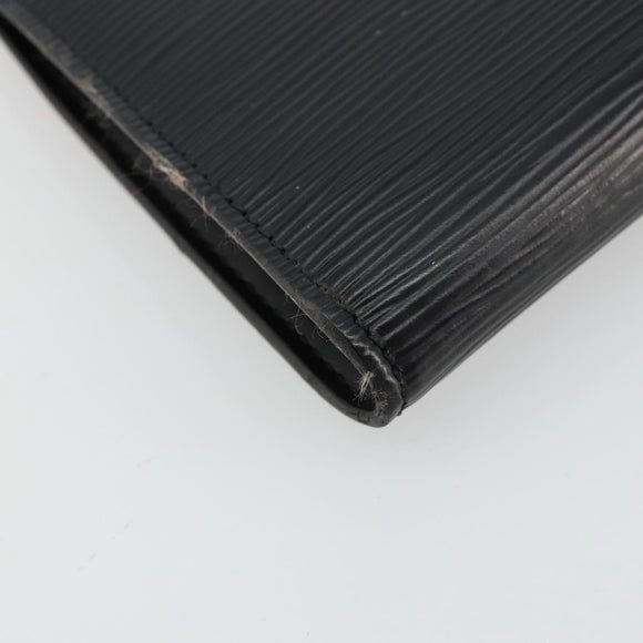 LOUIS VUITTON Epi Pochette Accessoires Pouch Black M52982 LV Auth 176403A