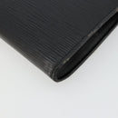 LOUIS VUITTON Epi Pochette Accessoires Pouch Black M52982 LV Auth 176403A-15