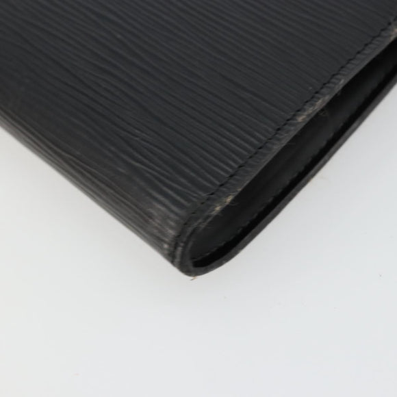 LOUIS VUITTON Epi Pochette Accessoires Pouch Black M52982 LV Auth 176403A