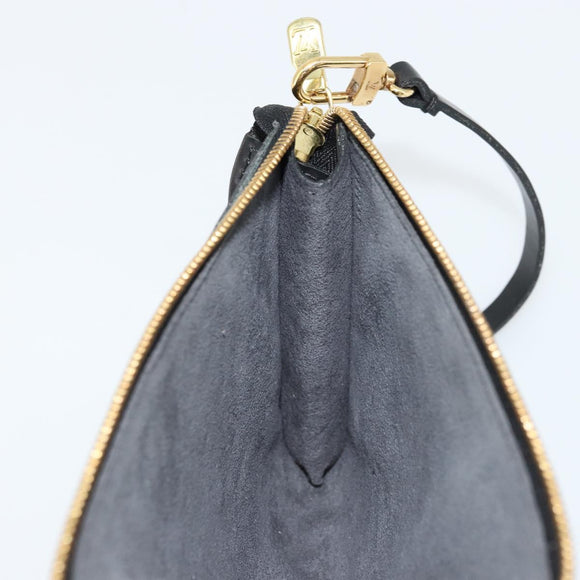 LOUIS VUITTON Epi Pochette Accessoires Pouch Black M52982 LV Auth 176403A
