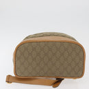 GUCCI GG Canvas Purse Shoulder Bag Beige Gold Auth 176405-6