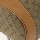 GUCCI GG Canvas Purse Shoulder Bag Beige Gold Auth 176405-15