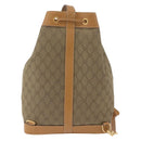 GUCCI GG Canvas Purse Shoulder Bag Beige Gold Auth 176405-2