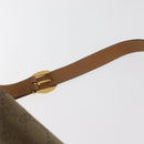 GUCCI GG Canvas Purse Shoulder Bag Beige Gold Auth 176405-14