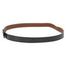 HERMES Constance Mini Belt Leather 39.4"" Black Auth 176406-3