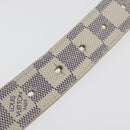 LOUIS VUITTON Damier Azur Ceinture Carre Belt 40.2"" M9678 LV Auth 176407-8