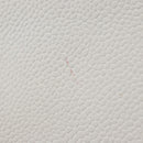 CHANEL Pouch Caviar Skin White Gold CC Auth 176409A-3
