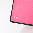 CHANEL Cambon Line Long Wallet Lamb Skin Black CC Auth 176412-13