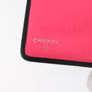 CHANEL Cambon Line Long Wallet Lamb Skin Black CC Auth 176414-13
