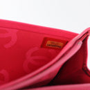 CHANEL Cambon Line Long Wallet Lamb Skin Black CC Auth 176414-21