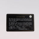 CHANEL Cambon Line Long Wallet Lamb Skin Black CC Auth 176414-22