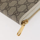 GUCCI Horsebit Long Wallet PVC Beige Gold 621889 Auth 176415A-16