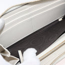 GUCCI Horsebit Long Wallet PVC Beige Gold 621889 Auth 176415A-19