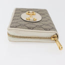 GUCCI Horsebit Long Wallet PVC Beige Gold 621889 Auth 176415A-4