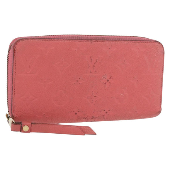 LOUIS VUITTON Empreinte Zippy Wallet Long Wallet Blossom M61788 LV Auth 176417