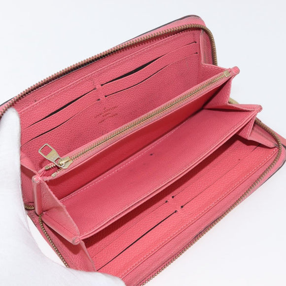 LOUIS VUITTON Empreinte Zippy Wallet Long Wallet Blossom M61788 LV Auth 176417