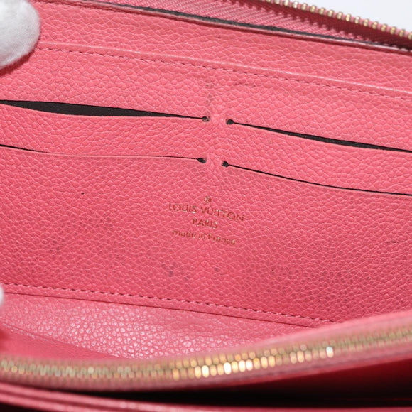 LOUIS VUITTON Empreinte Zippy Wallet Long Wallet Blossom M61788 LV Auth 176417