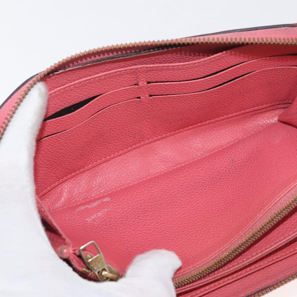 LOUIS VUITTON Empreinte Zippy Wallet Long Wallet Blossom M61788 LV Auth 176417
