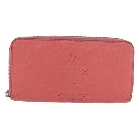 LOUIS VUITTON Empreinte Zippy Wallet Long Wallet Blossom M61788 LV Auth 176417