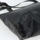 CHANEL Tote Bag Coated Canvas Black CC Auth 176418-16