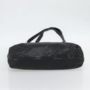 CHANEL Tote Bag Coated Canvas Black CC Auth 176418-5