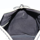Polo Ralph Lauren Hand Bag Leather PVC Black Silver Auth 176420A-19