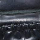 CHANEL Vanity Hand Bag Caviar Skin Black Gold CC Auth 176421-17