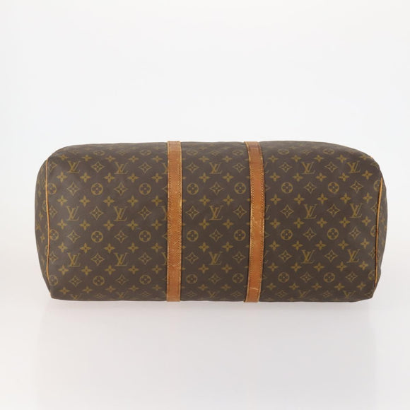 LOUIS VUITTON Monogram Keepall 55 Boston Bag M41424 LV Auth 176422