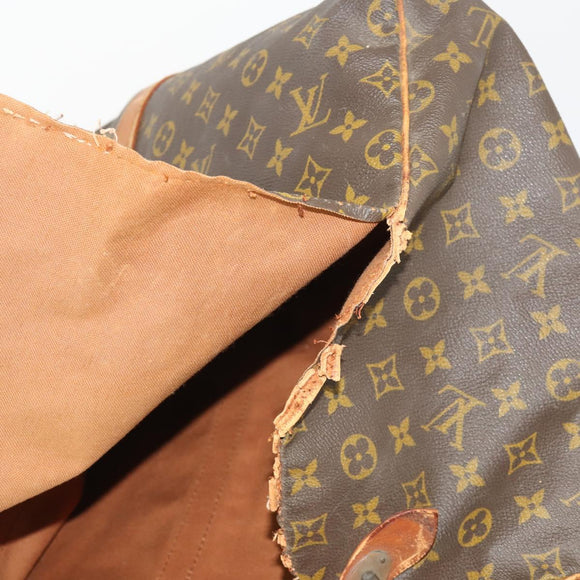 LOUIS VUITTON Monogram Keepall 55 Boston Bag M41424 LV Auth 176422