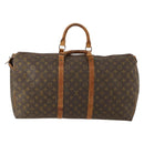 LOUIS VUITTON Monogram Keepall 55 Boston Bag M41424 LV Auth 176422-2