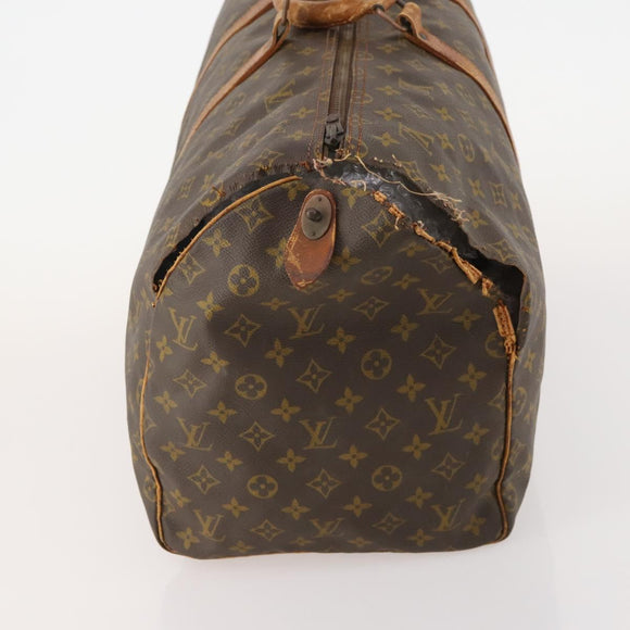 LOUIS VUITTON Monogram Keepall 55 Boston Bag M41424 LV Auth 176422