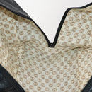 LOEWE Anagram Boston Bag Leather Black Gold Auth 176423-17