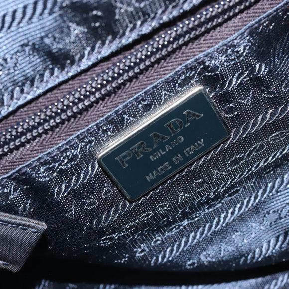 PRADA Hand Bag Nylon Navy Auth 176430