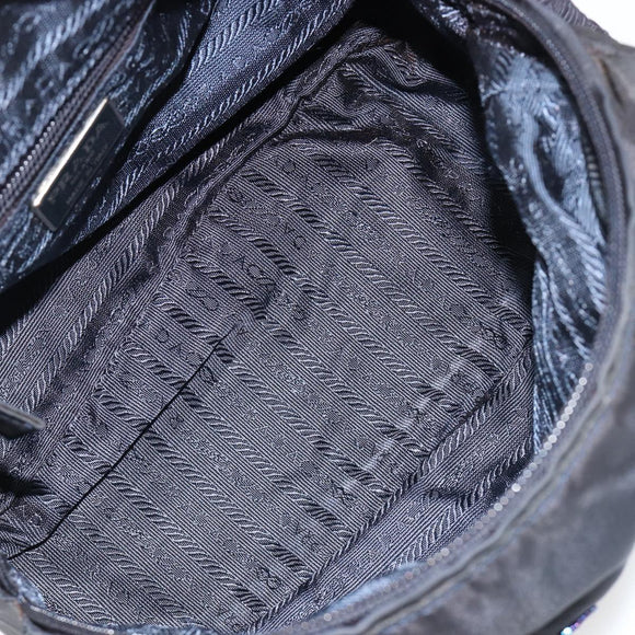 PRADA Hand Bag Nylon Navy Auth 176430