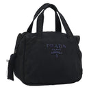 PRADA Hand Bag Nylon Navy Auth 176430-1
