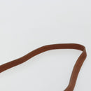 Coach Shoulder Bag Leather Brown Gold Auth 176432A-15