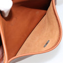 Coach Shoulder Bag Leather Brown Gold Auth 176432A-25