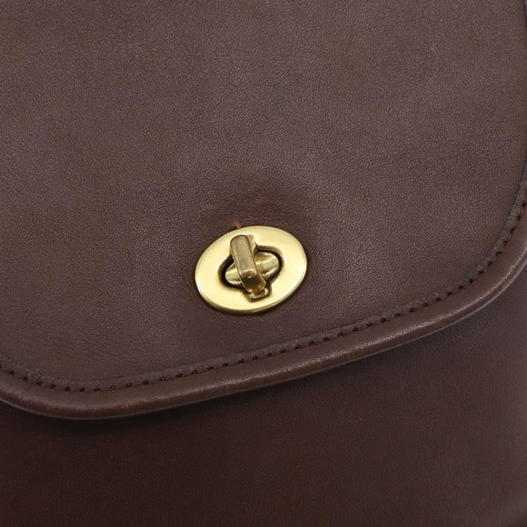 Coach Rucksack Leder Braun Gold Original 176433