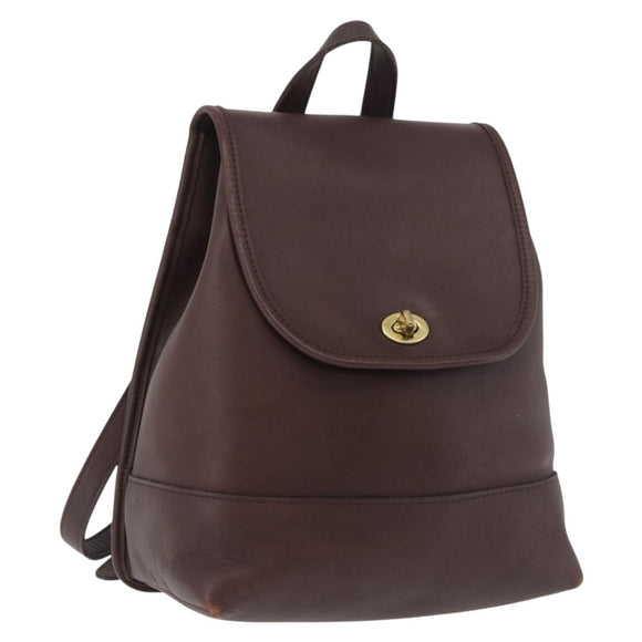 Coach Rucksack Leder Braun Gold Original 176433