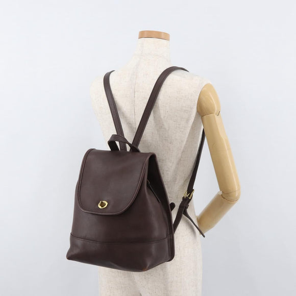 Coach Rucksack Leder Braun Gold Original 176433