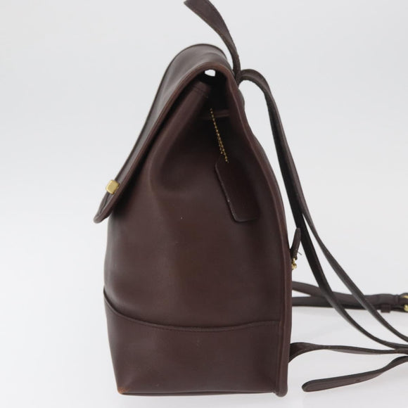 Coach Rucksack Leder Braun Gold Original 176433