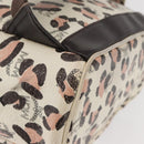MCM Vicetos Logogram Backpack PVC Leather Ivory Gold Auth 176436-14
