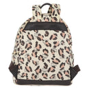MCM Vicetos Logogram Backpack PVC Leather Ivory Gold Auth 176436-3
