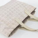 CHANEL New Travel Line Tote Bag Nylon Pink Gold CC Auth 176440-6