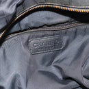 CHANEL New Travel Line Tote Bag Nylon Black CC Auth 176441-15
