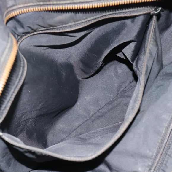 CHANEL New Travel Line Tote Bag Nylon Black CC Auth 176441