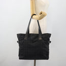CHANEL New Travel Line Tote Bag Nylon Black CC Auth 176441-24