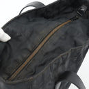 CHANEL New Travel Line Tote Bag Nylon Black CC Auth 176441-6