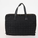 CHANEL New Travel Line Tote Bag Nylon 3 Set Black CC Auth 176442-9