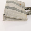 HERMES Fourre Tout Hand Bag Cotton 4 Set White Black Red Auth 176443-10